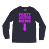 party location here Long Sleeve Shirts