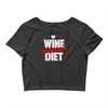 wine diet challenge accepted Crop Top