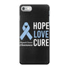 hope love cure stomach cancer awareness iPhone 7 Case