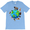 animal polygon around the planet T-Shirt