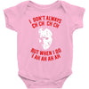 i don't always ch ch ch Baby Bodysuit