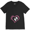 Custom baby girl name maternity design V-Neck Tee