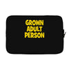 grown adult person Laptop sleeve