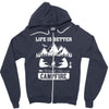 Life Is Better Around The Campfire Zipper Hoodie