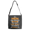 All Men Are Created Equal But Only The Best Are Born In October Adjustable Strap Totes