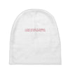 i love you but if zombies cgase us i'm tripping you Baby Beanies