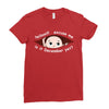 December  Peeking Out Baby Boy Ladies Fitted T-Shirt