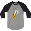pizza wolf 3/4 Sleeve Shirt