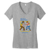 my first knife fight Women's V-Neck T-Shirt