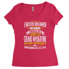 grumpy old crane operator Women's Triblend Scoop T-shirt