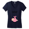 Estimated Delivery September Baby Girl Women's V-Neck T-Shirt