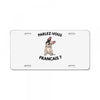 high end french bulldog License Plate