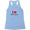 i love running Racerback Tank