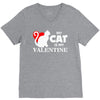 my cat is my valentine (2) V-Neck Tee