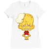 popelbob popcornkopf Ladies Fitted T-Shirt