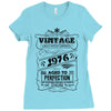 Vintage Aged To Perfection 1976 Ladies Fitted T-Shirt
