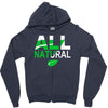 all natural Zipper Hoodie