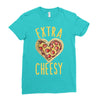 extra cheesy Ladies Fitted T-Shirt