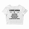 Scorpio Woman Crop Top