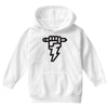 pencil lightning Youth Hoodie