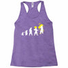 goku evolution Racerback Tank