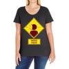 head shot Ladies Curvy T-Shirt