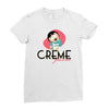 creme fraiche Ladies Fitted T-Shirt