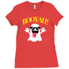 booyah ghost horror Ladies Fitted T-Shirt
