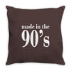 ladies made in the 90s Throw Pillow
