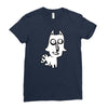 dog or fox Ladies Fitted T-Shirt