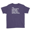 life didn't come with instructions Youth Tee