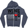 Wine Club pub Zipper Hoodie