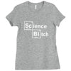 science bitch Ladies Fitted T-Shirt