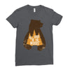 All Good In The Woods Ladies Fitted T-Shirt