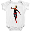 captain marvel Baby Bodysuit