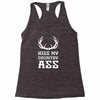 kiss my country ass Racerback Tank