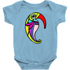 color bird Baby Bodysuit