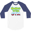 headed to the gym 3/4 Sleeve Shirt