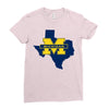 texas for michigan - limited edition Ladies Fitted T-Shirt