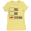 hall bad Ladies Fitted T-Shirt