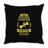 I am a Sarcoma Survivor - What's Your Superpower? Throw Pillow