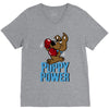 puppy power V-Neck Tee