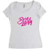 BOSS LADY Women's Triblend Scoop T-shirt