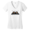 shotgun shuts his cakehole Women's V-Neck T-Shirt