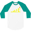 evolution lego basketball sports funny 3/4 Sleeve Shirt