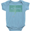 louder than words Baby Onesie