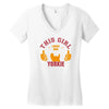 This Girl Loves Siberian Husky Women's V-Neck T-Shirt
