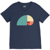 fibonacci golden ratio colorful V-Neck Tee