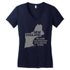 new england, because old england was wicked stupid Women's V-Neck T-Shirt