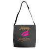 happy halloween new Adjustable Strap Totes